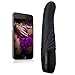 Produktbild AMOR Vibratissimo®"Cancun" Vibrator aus Silikon in schwarz, mit App steuerbar, garantiert lustvolle Momente
