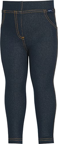 Playshoes Baby-Girls with Comfort Top Jeans Denim Look Leggings, Blue (Original), 12-18 Months (Manufacturer Size:86/92 (12-24 Months))