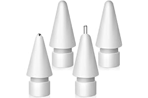 SIXFU Aggiornate per Punte Apple Pencil, Metallo misto punte Apple Pencil Pro/Per Apple Pencil 1 Generazione/Apple Pencil 2 / Apple Pencil usb c/Punta Apple Pencil Punte (4 Pezzi)