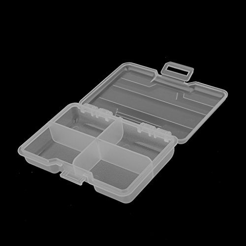 MagiDeal 6pcs/set 4 Fächer Aufbewahrungsbox für Schmuck / Ohrringe oder als Angelgerät Box / Köderbox, Multifunktioneller Aufbewahrungskoffer - 3