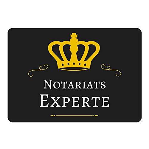 Preisvergleich Produktbild Mousepad Notariats Experte schwarz
