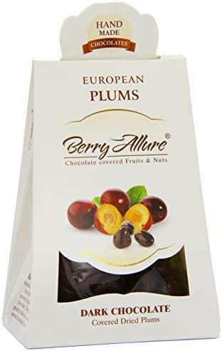 Berry Allure Pouch of Dark Chocolate Covered Plums 113 g (Pack of 2)