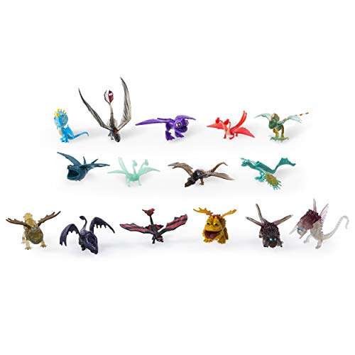 Dragons- DreamWorks Confezione da 15 Battle, Multicolore, 6027505