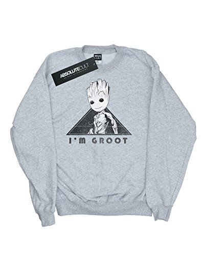 Marvel-Damen-Guardians-Of-The-Galaxy-Vol-2-Groot-Mono-Triangle-Sweatshirt