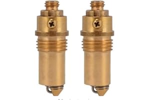 ZXX 2Pcs Basin Pop Up Click Clack Slotted Plug Bolt Assembly for Most Bathroom Bathtub Sink Drain Stopper