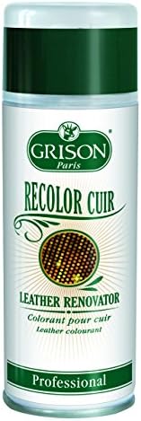 Leather 400ml Colour Restorer/ Renovator vinyl Spray/Sofa/Shoes/Seats/bag Grison 400ml (White)
