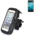 Produktbild Für BQ Readers Aquaris M5 Fahrrad Halterung Handy Halterung Lenkstange Fahrrad Halter Motorrad Bike mount Smartphone Halter für BQ Readers Aquaris M5 Wasserabweisend, regensicher, spritzwasserdicht - K-S-Trade(TM)