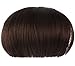 niceeshop(TM) Sweet Girl Natural Bob Wig Clip in Hair Extensions Straight Bangs Fringe,Dark Brown