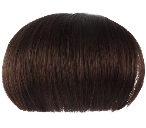 niceeshop(TM) Sweet Girl Natural Bob Wig Clip in Hair Extensions Straight Bangs Fringe,Dark Brown