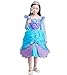 Produktbild Das beste Meerjungfrau Kostüm Kinder Glanz Kleid Mädchen mermaid Rollenspiele Weihnachten Verkleidung Karneval Party Halloween Fest
