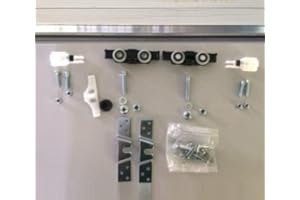 FIP, Kit Binario per Porta Scorrevole, Portata 120 kg, 180 cm