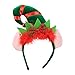Produktbild Moonuy Weihnachten Head Hoop Hot Schöne Weihnachten Stirnband Santa Xmas Party Multicolor Decor Doppel Haarband Verschluss Kopf Hoop