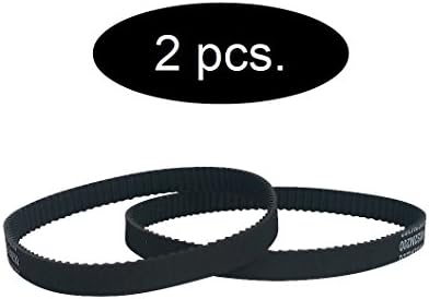 GT2 2 x closed timing belt, 6 mm wide, 98mm, 1