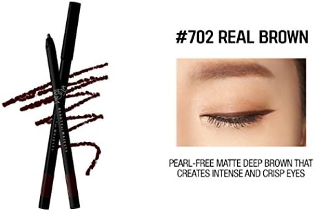 bom My Waterproof Auto Gel Eyeliner Pencil 5 Colors 0.7G / 0.02 Oz (#702. Real Brown)