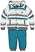 Kanz Baby-Boys Sweat Jacket 1/1 W. Hood, T-Shirt 1/1 and Jogging Trousers Striped Clothing Set, Multicoloured, 6-9 Months (Manufacturer Size:68)