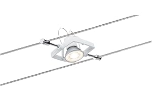 ‎PAULMANN Paulmann Licht 941.48 Wire System Spot Macii Max. 1x10W GU5,3 12V 94148 Seilleuchte Seillampe Decken
