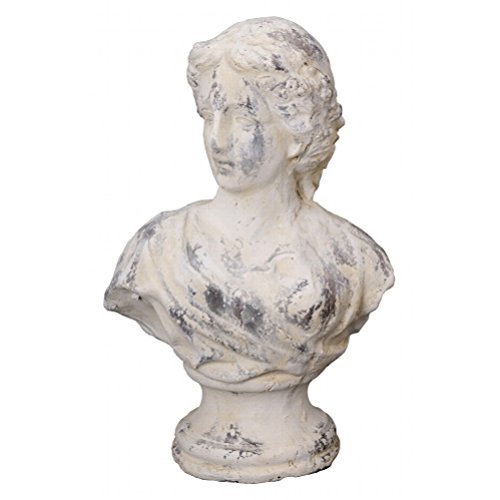 Skulptur Frauen - Büste Keramik Gartenfigur 36cm