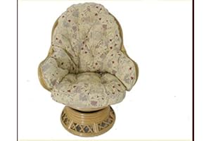 GILDA Replacement Cane Furniture WRAP ROUND SWIVEL - CUSHIONS ONLY Wicker Rattan Conservatory (Dean Gold)
