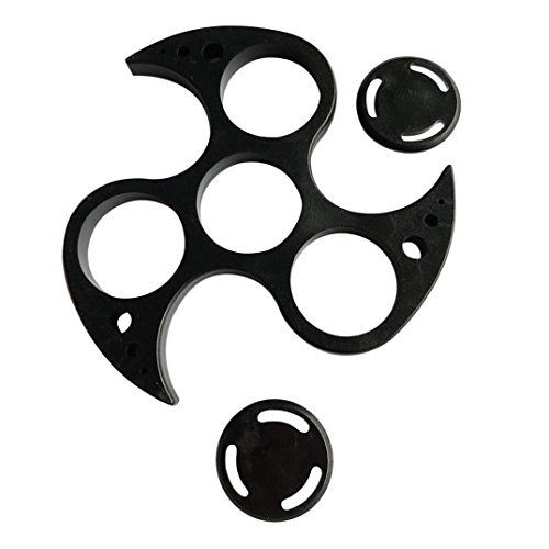 For Fidget Toy, JAMINY Without Bearing Frame Shell For Tri-Spinner Hand Spinner EDC Fidget Toy (black)