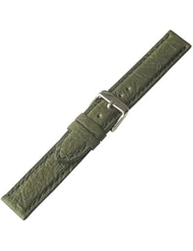 20 mm Uhrenband oliv grün BIRKENSTOCK , Bison Camel, handgenäht