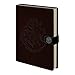 Produktbild Harry Potter Notebook Hogwarts Crest Nue offiziell Braun Clasp Premium A5
