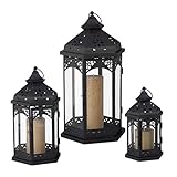 Vielseitig: Die Windlichter hinstellen oder am Ring aufhängen - Einzeln platzieren oder kombinieren