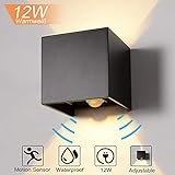 ☼【Einfach zu installieren】 AC100-277V, Verbinden Sie die Haushaltskabel mit den Kabeln der Wandleuchte über Kabelklemmen. Keine Notwendigkeit Loch, verwenden Sie einfach die Schraube zu installieren und zu beheben (einschließlich Schrauben).Das Gehäuse kann entfernt werden, einfacher zu reinigen.