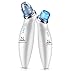 Newanfiar Portable Blackheads Remover Pores Cleaner - For the beauty and skin care / 5 interchangeable heads / USB charging (Color:White)