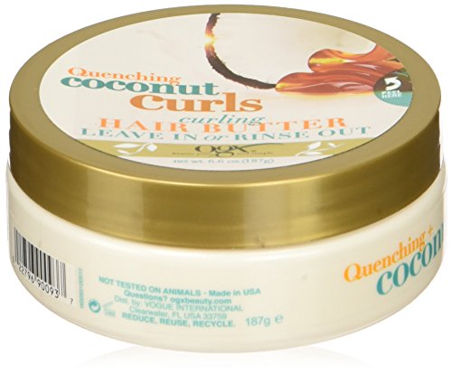 OGX Leave-In Coconut Curls Hair Butter Jar 6.6 oz.