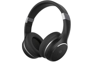 Motorola Sound Moto XT 220 | Bezprzewodowe słuchawki nauszne z 24 godzinami odtwarzania i mikrofonem | pasywna izolacja szumów i składane, czarne, jeden rozmiar