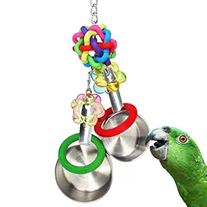 Bonka Bird Toys 1595 Pot Ring Bird Toy parrot cage toys cages african grey cockatoo macaw amazon