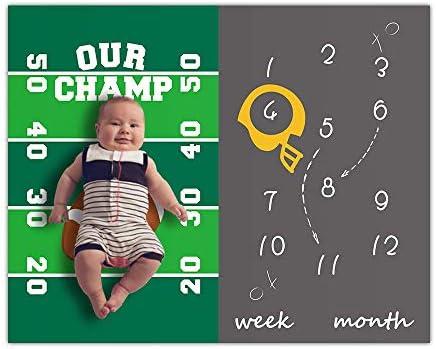 Furfill Baby Monthly Milestone Blanket Baby Girl Gifts & Baby Boy Gifts Newborn Baby Birthday Photography Photo Props Swaddle Blanket Photography Props Show Gifts
