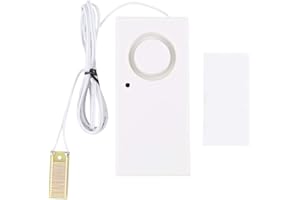 VBESTLIFE Water Overflow Sensor Detector 120dB Water Leakage Alarm System for Leak Detection and Flood Alerts