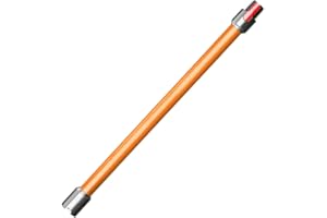 MOPEI Ricambi Tubo Prolunga per Dyson Aspirapolvere V7 V8 V10 V11 V15, 73 CM (arancia)