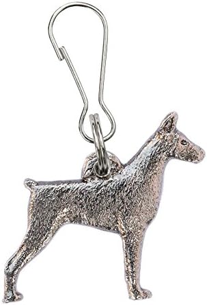 Doberman (Cropped Ears) Made in U.K Artistic Style Dog Zip Pull Collection