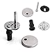Produktbild Universal WC-Sitz Befestigungsset Edelstahl Scharnier fuer Toilettendeckel Klo Deckel Klodeckel Toiletten Sitz Reparatur Teile mit Schrauben Zubehoer