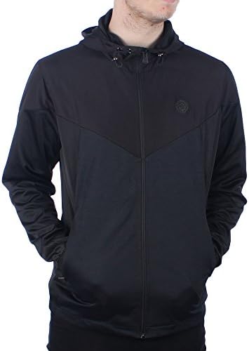 Mens Nicholas Deakins Rebellion Black Tricot Track Top - XL