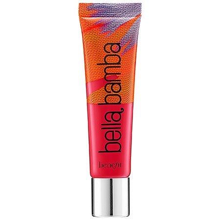BENEFIT COSMETICS bella bamba ultra plush FULL SIZE 15.0 mL, 0.5 US fl. oz sheer bright watermelon lip gloss