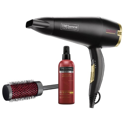 TRESemme 5542KU Expert Selection Keratin Smooth 2200W Ionic and Tourmaline Ceramic Dryer Set