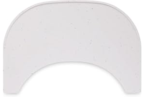 hauck Set de Table Enfant Silicone, Compatible Plateau Bebe Repas Alpha Click Tray pour Chaise Haute Bébé en Bois Alpha+ et Beta+, Lavable, Antidérapant, Anti-salissures, Beige Chiné