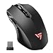 Produktbild VicTsing Gaming Maus Kabellos, Leises Klicken Funkmaus, 7-Tasten PC Maus, 2400 DPI optischer Präzisionssensor, 5 einstellbare DPI Wireless Mouse, USB Maus mit komfortabler Griff, Schwarz
