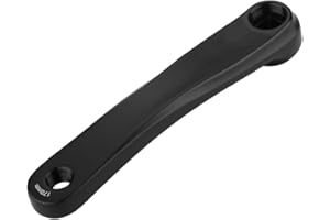 Tyenaza Bicycle Pedal Crank, Bike Pedal Crank Arm Left, 170mm Aluminium Alloy Crank Arm Set Pedal Arms Crank Arm 170 for Mountain Bike Crank Arm Replacement for Mountain Bike Road Bike