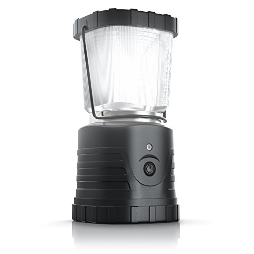 Brandson - 13W Outdoor LED Camping Laterne | LED Camping-Leuchte | Camping Lantern | 2 verschiedene Helligkeitsstufen | 3 Lichtmodi (Ein/Aus/Blinken) | 200 Lumen | | Energieeffizienzklasse A | Tragegriff | transportabel | batteriebetrieben | wasserabweisend | stoß- und vibrationsfest | schwarz