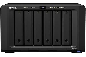 Synology DS1621+ 60TB 6 Bay Desktop NAS Solution, installed with 6 x 10TB Western Digital Red Plus Drives
