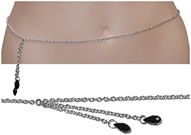 Sg Paris Fashion Jewellery Belly Chain Teenager Metal Black