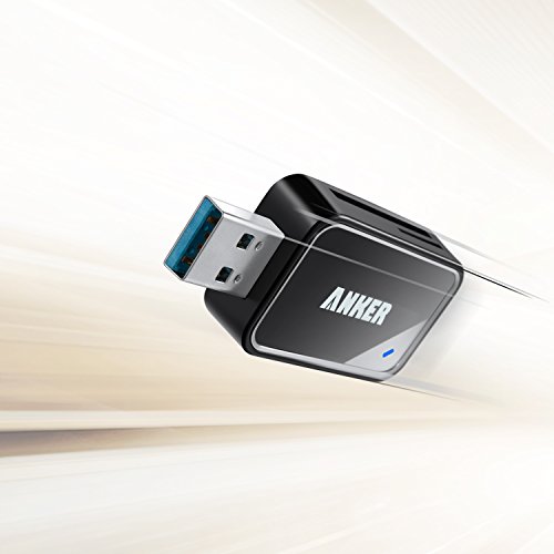 Anker USB 3.0 SD/TF 2-Slot Kartenleser Card Reader Kartenlesegerät 8-in-1 für SDXC, SDHC, SD, MMC, RS-MMC, Micro SDXC, Micro SD, Micro SDHC Karte, unterstützt UHS-I Karten - 3