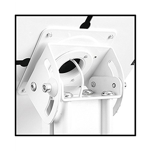 Brateck pad26–04 C + o5cb-w Anti Diebstahl Kiosk Bodenständer mit Katalog Halter für Apple iPad 2/3/4 – Weiß - 4