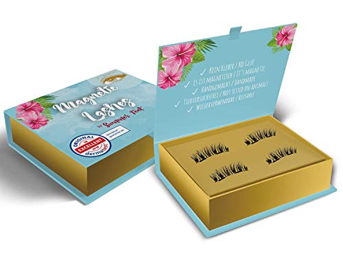 Pestañas postizas magnéticas premium I Pestañas postizas 3D voluminosas I Reutilizables I Dermatológicamente probadas I pestañas postizas magnéticas