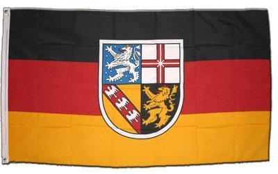 Flagge Deutschland Saarland - 90 x 150 cm