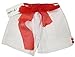 TUTTO PICCOLO "Polka Dots Ostern Easter" baby girls shorts retro with chiffon (white/red)